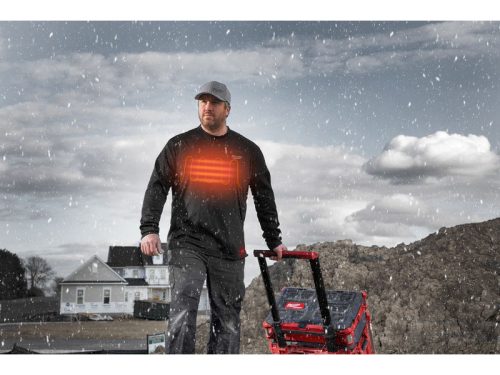 MILWAUKEE Fűthető aláöltöző XL-es L4 HBLB-301XL (1 x 3,0 Ah akku + töltő)