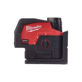   MILWAUKEE Akkus keresztvonal és pontlézer M12 CLLP-301C (1 x 3,0 Ah akku + USB töltőkábel)