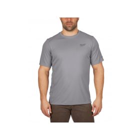   MILWAUKEE Technikai rövid ujjú póló szürke WWSSG-S WORKSKIN™