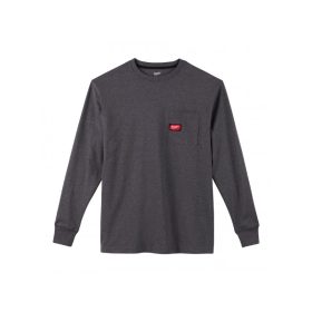 MILWAUKEE Hosszú ujjú póló szürke WTLSG-L WORKSKIN™