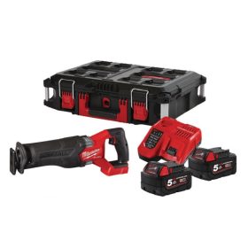   MILWAUKEE Akkus szablyafűrész M18 FSZ-502P (2 x 5,0 Ah akku + töltő)