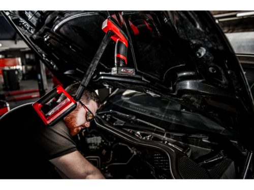 MILWAUKEE Akkus mágnestalpas LED lámpa M12 UCL-0 (akku + töltő nélkül)