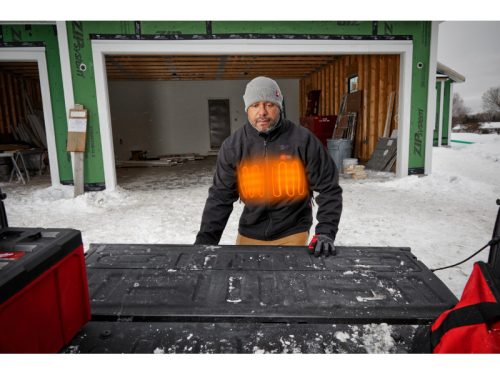 MILWAUKEE Fűthető kabát fekete XL-es M12 HJ BL5-0 (akku + töltő nélkül)