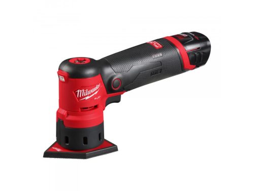MILWAUKEE Akkus deltacsiszoló M12 FDSS-422X (1 x 4,0 Ah akku + 1 x 2,0 Ah akku + töltő)