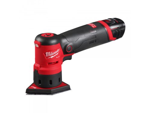 MILWAUKEE Akkus deltacsiszoló M12 FDSS-422X (1 x 4,0 Ah akku + 1 x 2,0 Ah akku + töltő)