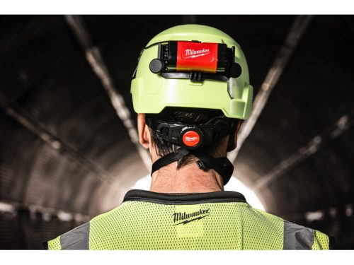 MILWAUKEE Akkus fejlámpa BOLT sisakhoz L4 BOLTHL-301 (1 x 3,0 Ah akku + USB töltőkábel)