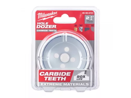 MILWAUKEE Körkivágó karbid fogakkal 70 mm Hole Dozer
