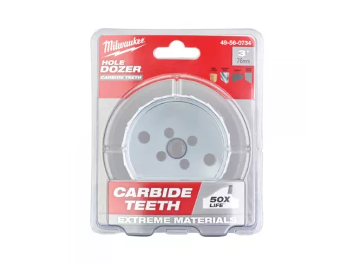 MILWAUKEE Körkivágó karbid fogakkal 76 mm Hole Dozer