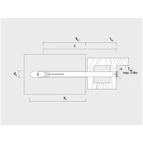 CELO fém tokrögzítő dübel MR 10-112 (6 db)
