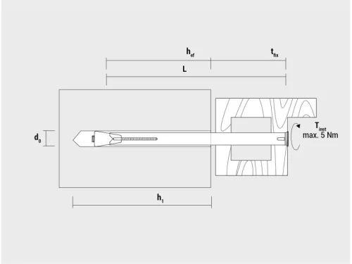 CELO fém tokrögzítő dübel MR 10-112 (6 db)