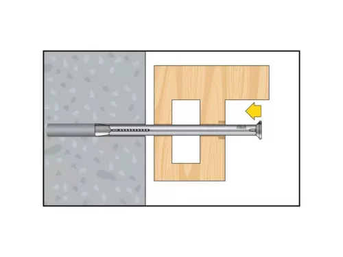 CELO fém tokrögzítő dübel MR 10-112 (6 db)