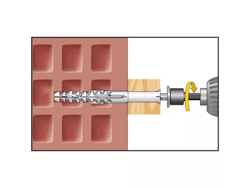 CELO Műanyag dübel MFR 10-135 SB SSKS (4 db)