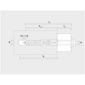 CELO Műanyag dübel MFR 10-60 FB SSKS (4 db)