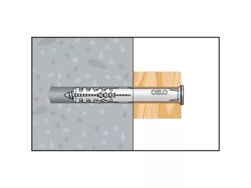 CELO Műanyag dübel csavarral R 10-80 TX (5 db)