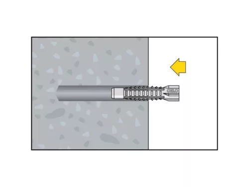 CELO MZK univerzális galléros műanyag dübel 10 x 60 (10 db)