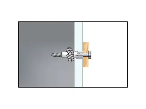 CELO MZ univerzális műanyag dübel 10 x 60 + 6,0 x 80 facsavar (5 db)