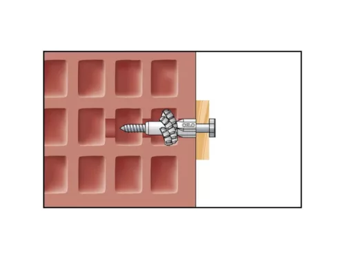 CELO MZ univerzális műanyag dübel 10 x 60 + 6,0 x 80 facsavar (5 db)