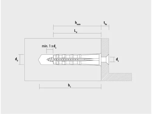 CELO GB YTONG vagy gázbeton dübel 12 (4 db)