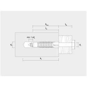   CELO MZ univerzális műanyag dübel 12 x 72 + 8,0 x 90 facsavar (2 db)