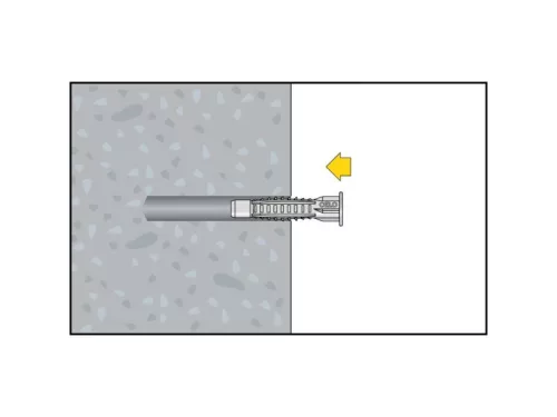 CELO Univerzális Galléros műanyag dübel MZK 12 (5 db)