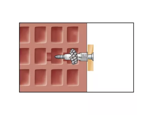 CELO Univerzális Galléros műanyag dübel MZK 12 (5 db)