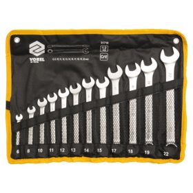 VOREL Csillag-villáskulcs készlet 12 részes 6-22 mm