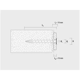   CELO IPS 80 szigetelőanyag csavar, fehér - RAL 9003 + PH, A2 (4 db)