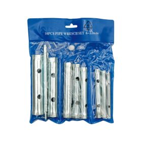 Csőkulcs készlet 10 részes 6-22 mm
