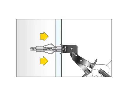 CELO Roppantós Fém Gipszkarton dübel HRM 4-20 (5 db)