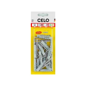 CELO NF 4 szárnyas dübel + 3 x 25 facsavar (20 db)