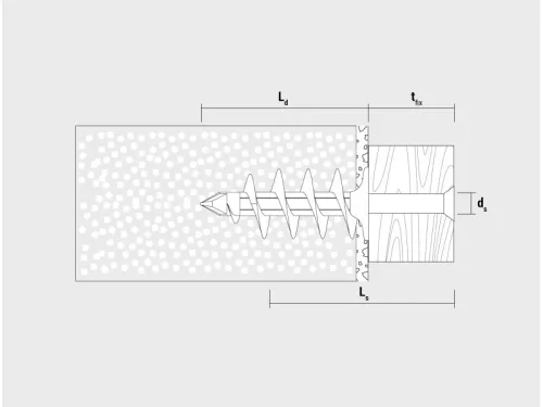 CELO IPL 60 szigetelőanyag dübel (4 db)
