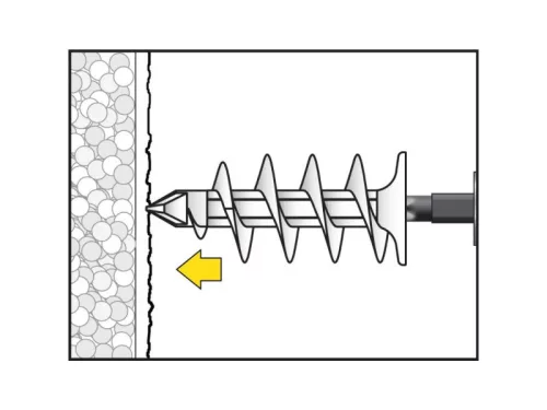 CELO IPL 60 szigetelőanyag dübel 4,5 x 40 csavarral (4 db)