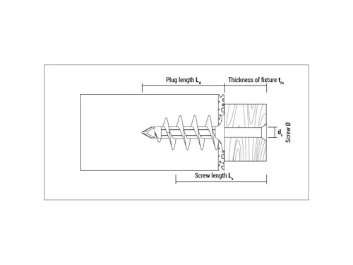 CELO IPL 60 szigetelőanyag dübel 4,5 x 40 csavarral (4 db)