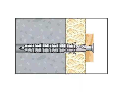 CELO FL e x tra hosszú műanyag dübel 6 x 60 (10 db)