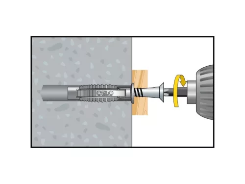 CELO FX 6 univerzális nylon dübel (30 db)