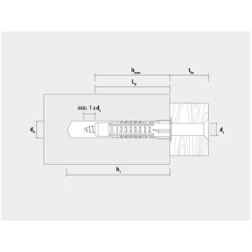   CELO MZK univerzális galléros műanyag dübel 6 x 30 (20 db)