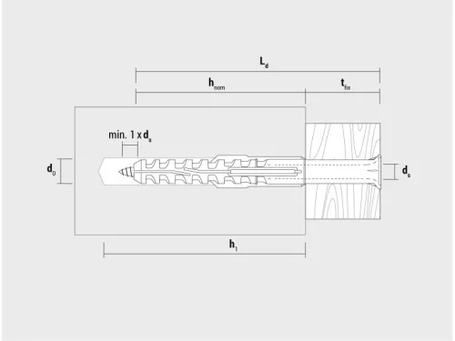 CELO Műanyag dübel MFR 8-60 SB TX (4 db)