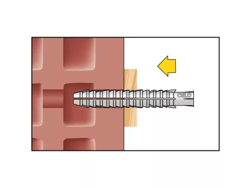 CELO FL e x tra hosszú műanyag dübel 8 x 80 (10 db)