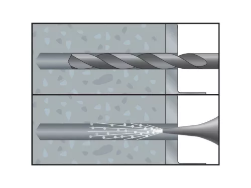 CELO Műanyag dübel MFR 8-80 SB TX (4 db)
