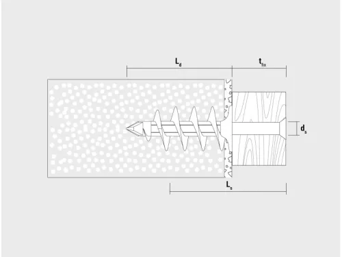 CELO IPL 95 szigetelőanyag dübel (2 db)