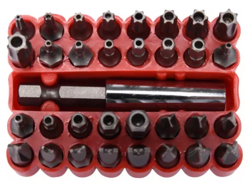 VOREL Bit készlet 33 részes 1/4"