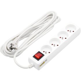 VOREL Elektromos hosszabbító 4-es elosztó kapcsolóval