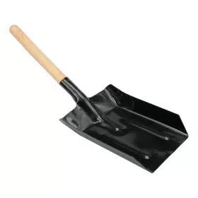 VOREL Szenes lapát 550 x 265 x 180 mm rövid fa nyéllel