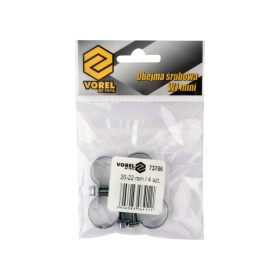VOREL Tömlőbilincs 20 - 22 mm (4 db)