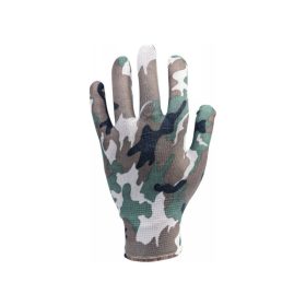 FLO Kertészkesztyű szürke terepmintával 8-as