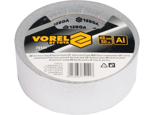 VOREL Alumínium ragasztószalag 48 mm x 50 m