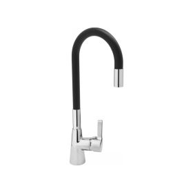   FALA Mosogató csaptelep fekete flexibilis csővel + tartozékok