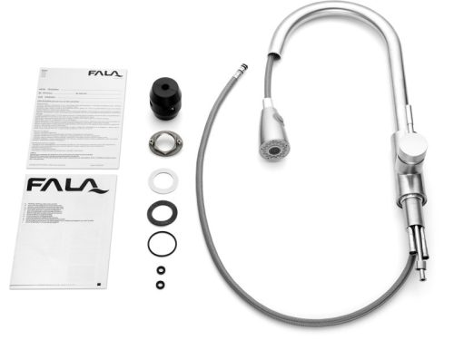 FALA Mosogató csaptelep + tartozékok inox Steely4