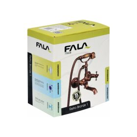 FALA Kád csaptelep + tartozékok Retro Bronze 1