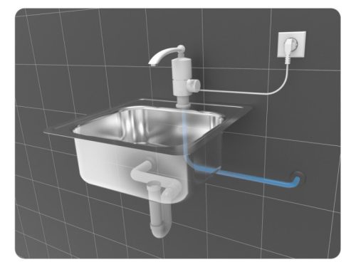 FALA Vízmelegítő mosogatócsaptelep átfolyós